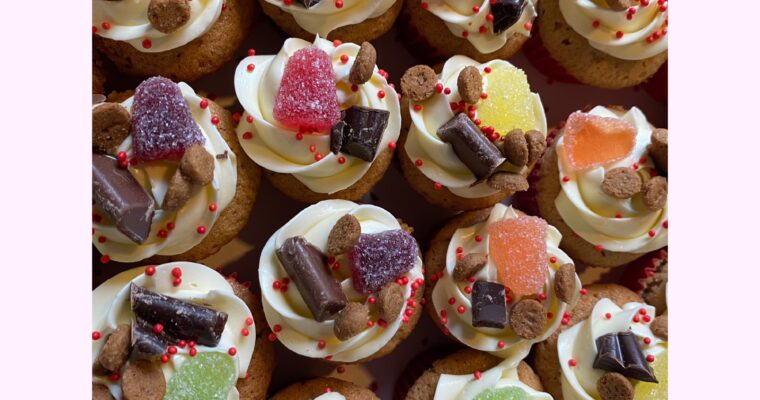 Speculaas Sint Mini Cupcake