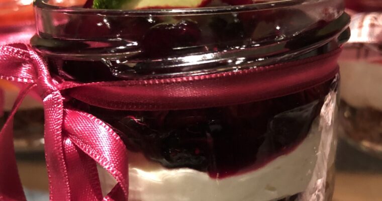 Blueberry Lime Cheesecake