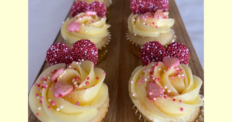 Mini Cupcake Vanille Valentine
